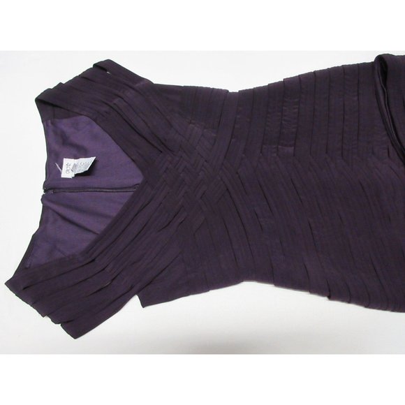Cache purple bandage bodycon dress - Picture 8 of 12